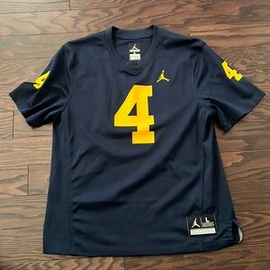 Youth Michigan Jersey #4.  Jordan.  Size L